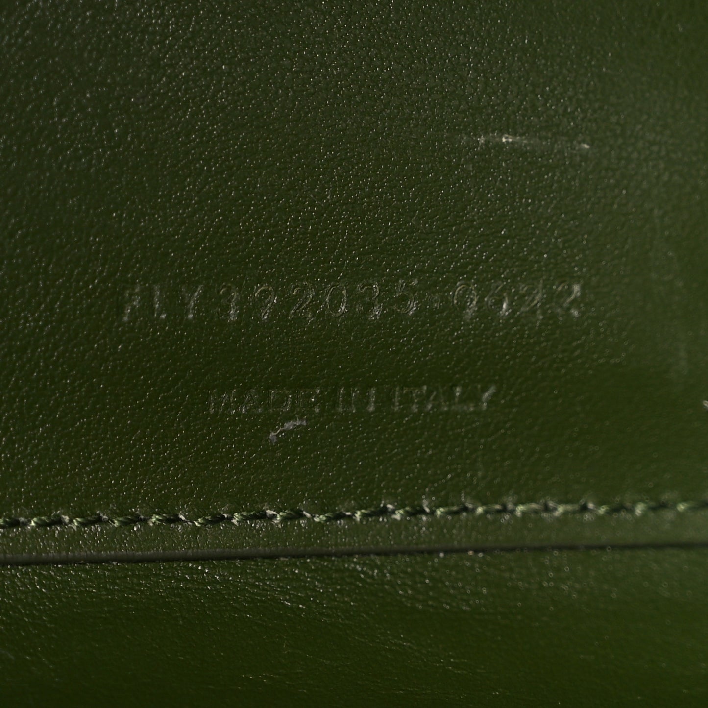 Calfskin Nano Sac Leather Satchel Dark Pine