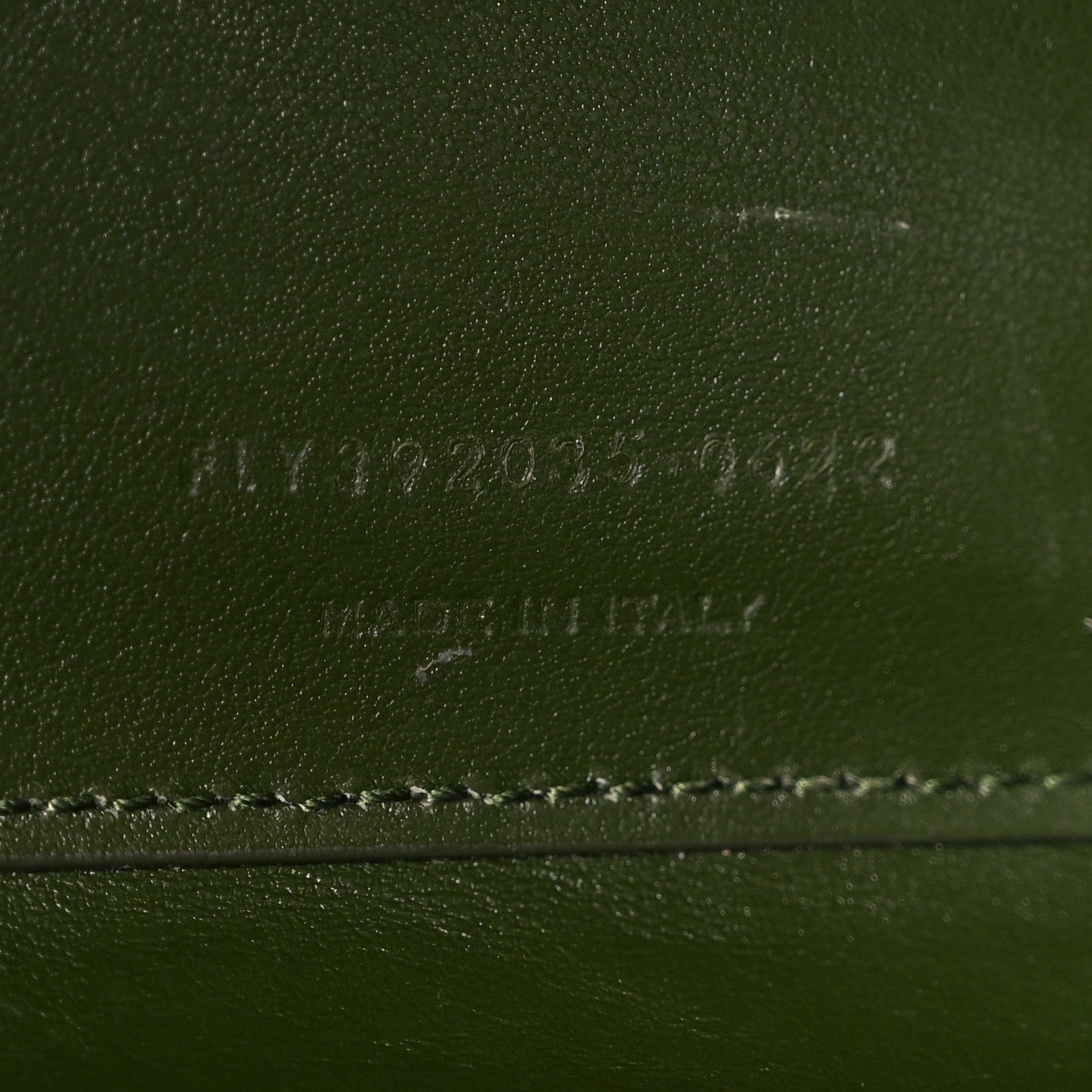 Saint Laurent Calfskin Nano Sac Leather Satchel Dark Pine 7 of 10