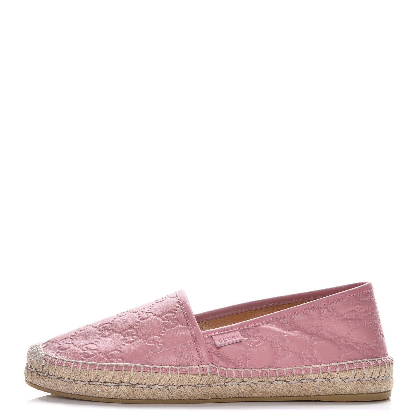 Guccissima Signature Espadrilles 41 Rose Baby Candy