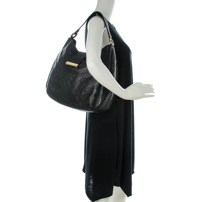 Gucci Guccissima Large New Ladies Web Hobo Black 2 of 8