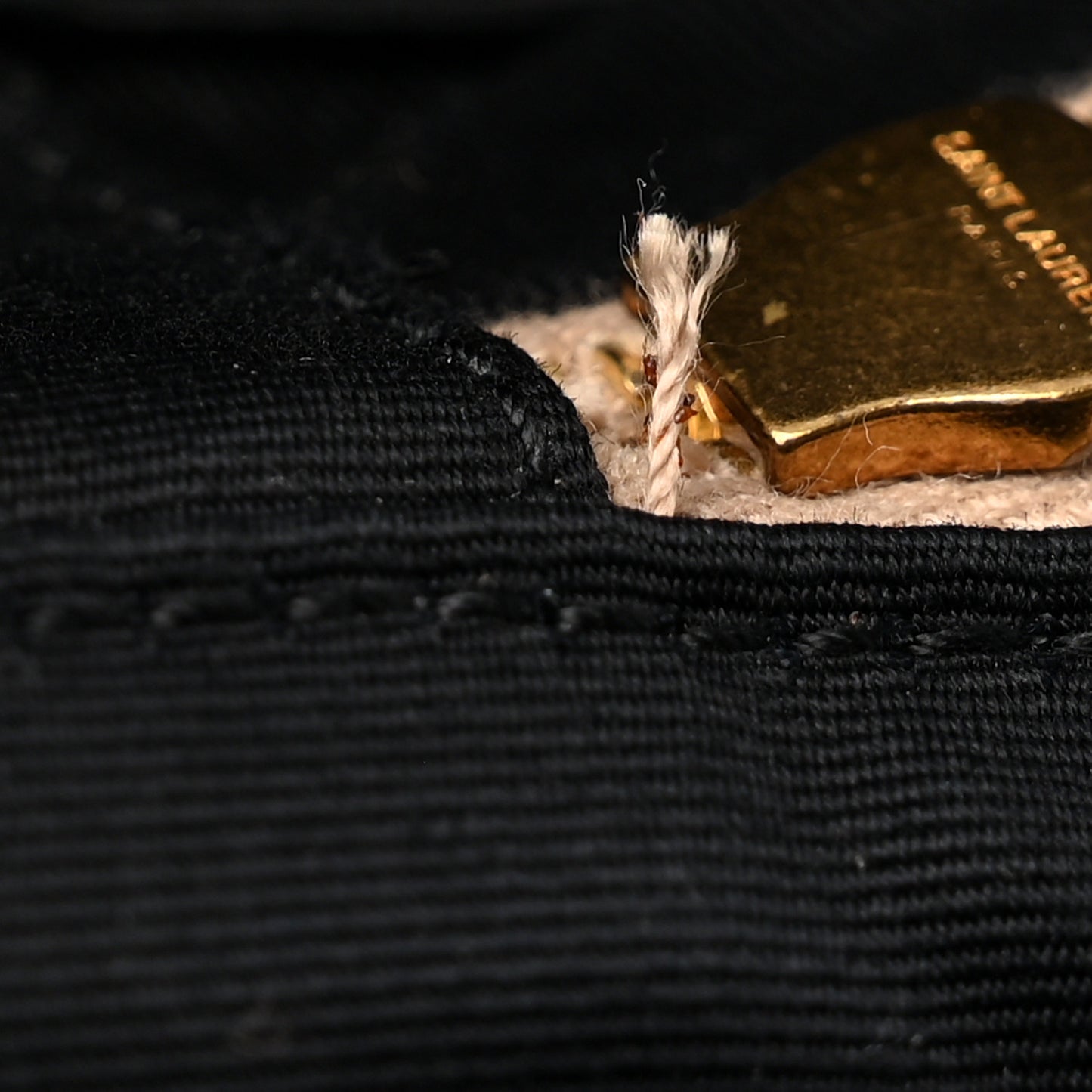 Grain de Poudre Quilted 80's Vanity Bag Dark Beige