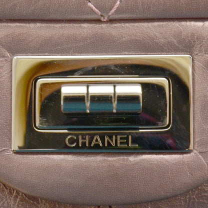 Chanel Calfskin 2.55 Reissue 227 Flap Rose Fonce 5 of 8