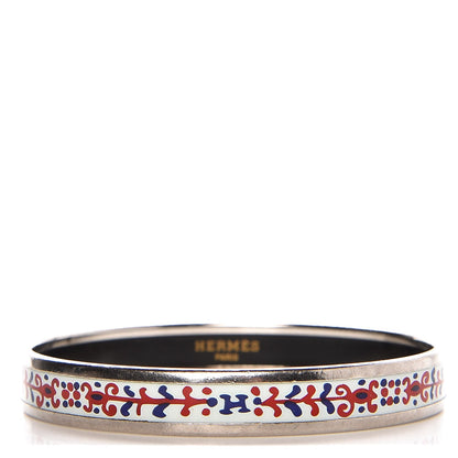 Hermes Enamel Printed Narrow Bracelet 65 1 of 4