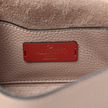 Valentino Garavani Pebbled Calfskin Mini Rockstud Crossbody Bag Poudre 6 of 8