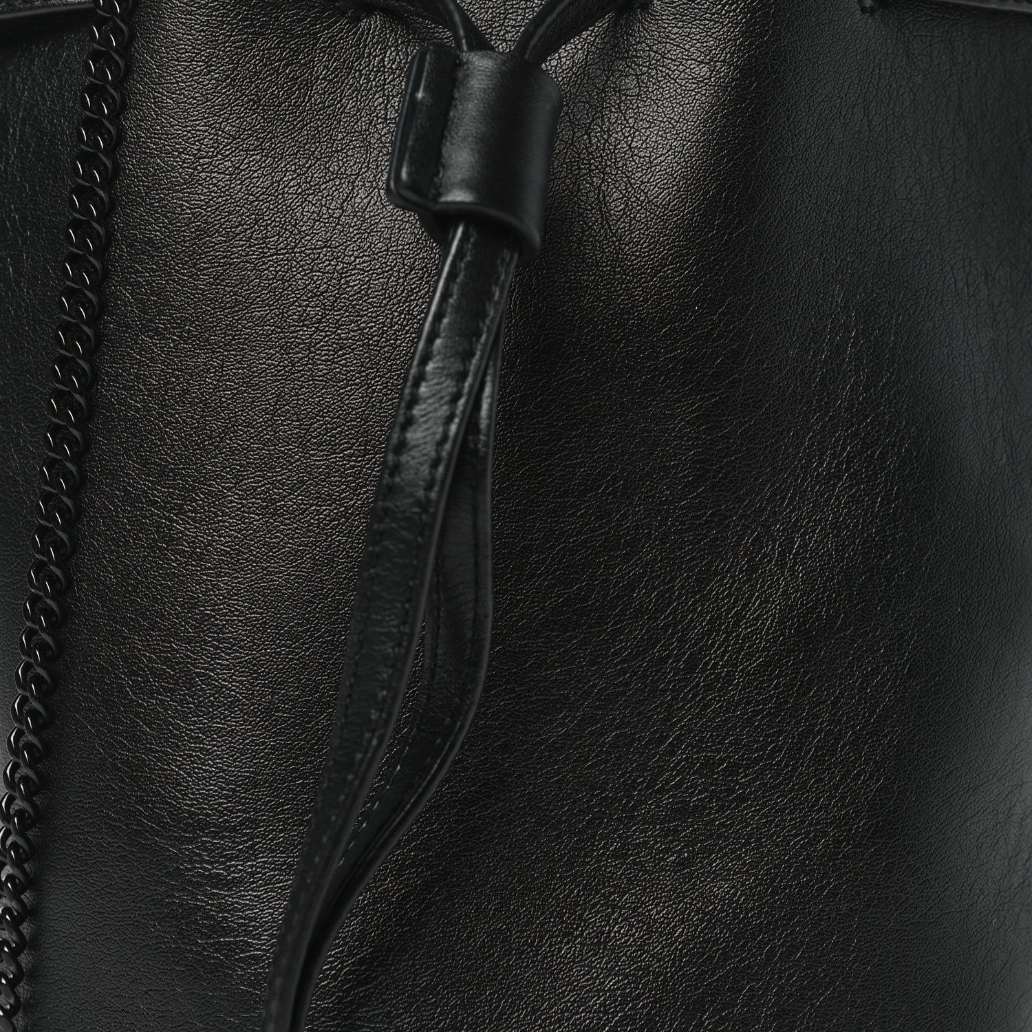 Stella McCartney Eco Alter Nappa Falabella Bucket Bag Black 7 of 11