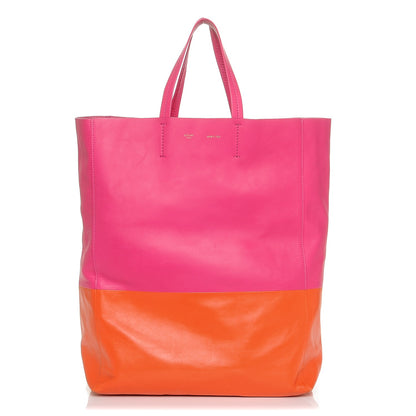 Celine Lambskin Vertical Bi-Cabas Hibiscus 1 of 6