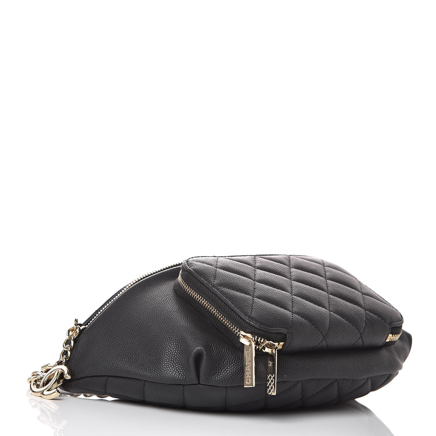 Chanel Caviar Quilted Business Affinity Waist Belt Bag Black 4 of 8