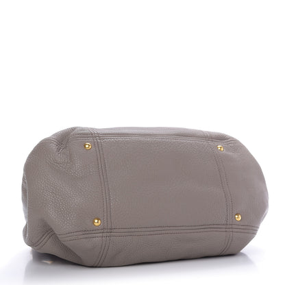 Miu Miu Vitello Daino Top Handle Tote Argilla 5 of 12