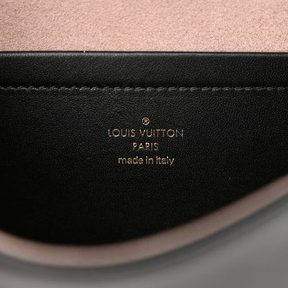 Louis Vuitton Lambskin Embossed Monogram Pochette Coussin Black 6 of 14
