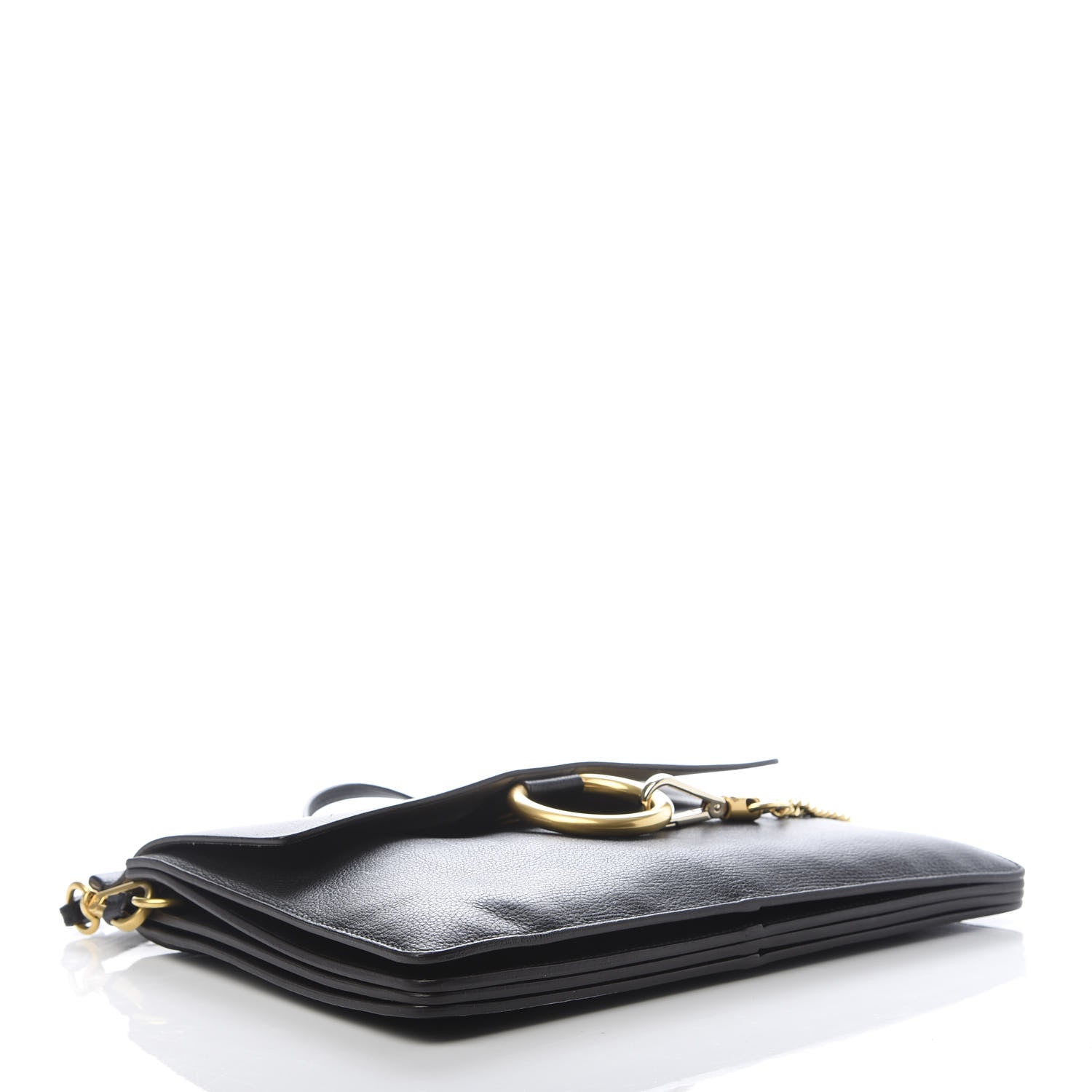 Chloe Calfskin Medium Faye Shoulder Bag Black 4 of 12