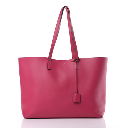 Saint Laurent Calfskin Large Shopping Tote Fuchsia 2 of 16