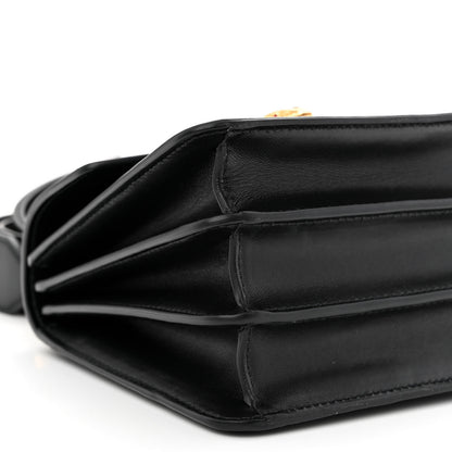 Bulgari Nappa Serpenti Forever Small Maxi Chain Top Handle Bag Black 9 of 10