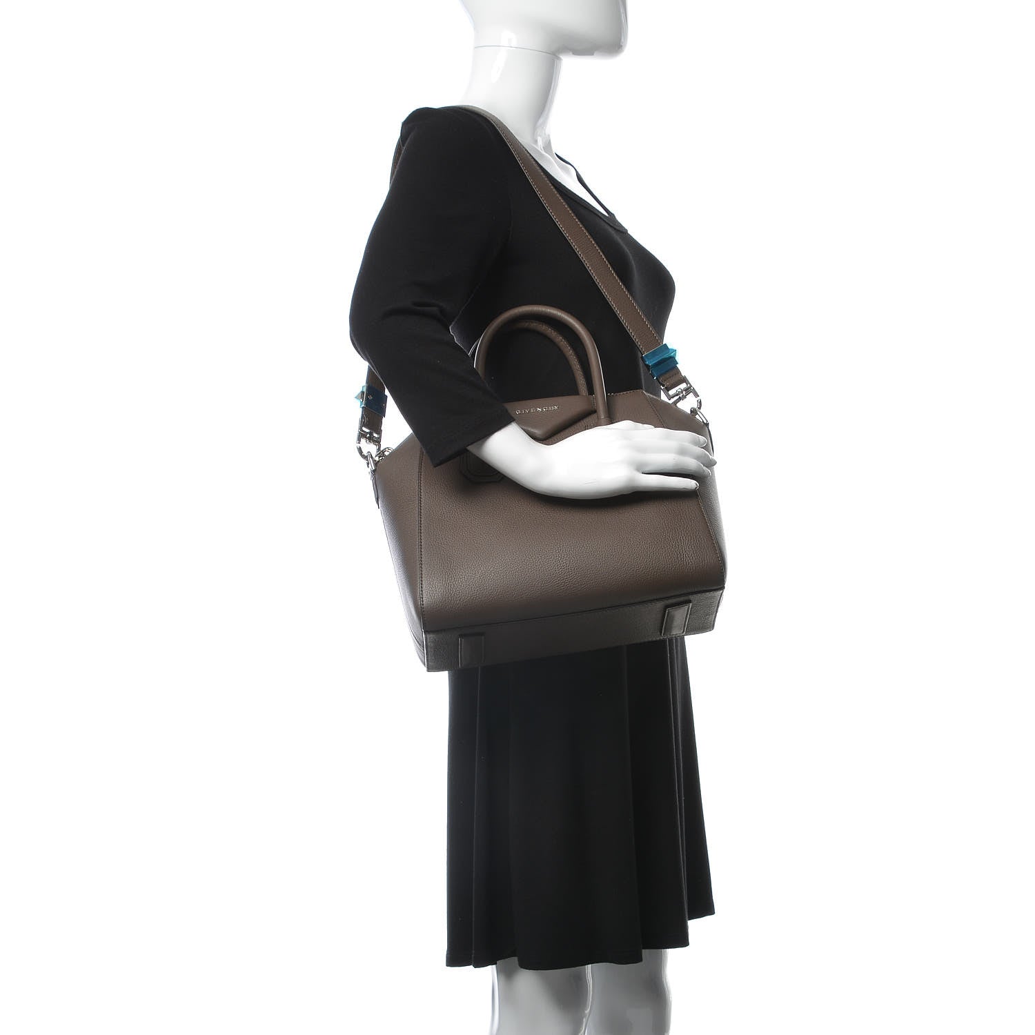Givenchy Sugar Goatskin Small Antigona Heather Grey 2 of 10