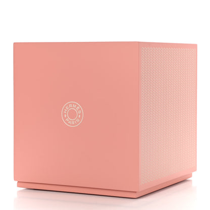 Hermes Lacquered Wood K-Box Square Tissue Box Pivoine Poudre 3 of 9