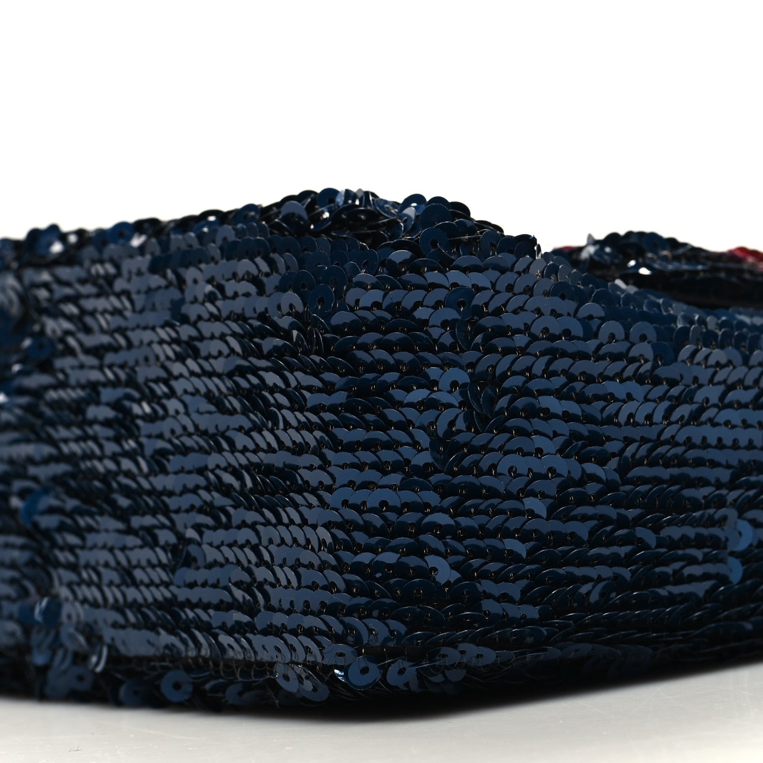Chanel Sequin Medium Single Flap Blue Black Multicolor 10 of 11