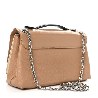 Louis Vuitton Monogram Cuir Plume Ecume Very Chain Bag Sesame Creme Black 3 of 12