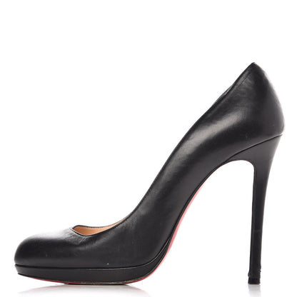 Christian Louboutin Calfskin Bruges 120 Pumps 40 Black 1 of 27
