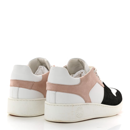 Hermes Suede Goatskin Calfskin Free Sneakers 37 Multicolor Rose Opaline 4 of 12