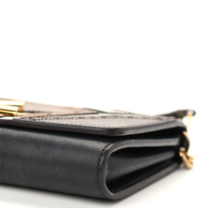 Louis Vuitton Veau Satin Monogram Twist Chain Wallet 7 of 10