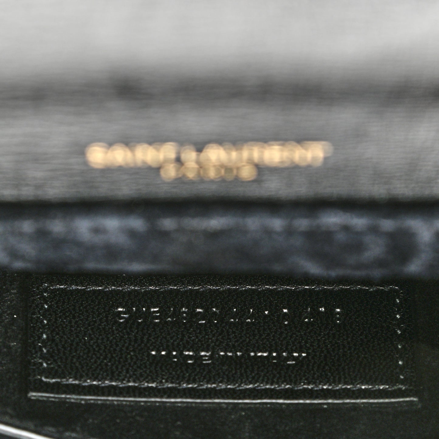 Smooth Calfskin Suede Medium Bellechasse Black Dark Green