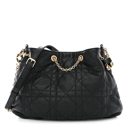 Christian Dior Lambskin Supple Macrocannage Medium Ammi Bag Black 1 of 12