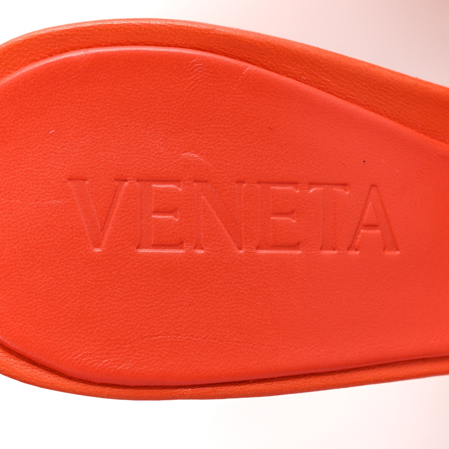 Bottega Veneta Nappa Intrecciato Blink Mule Sandals 38 New Orange 8 of 11