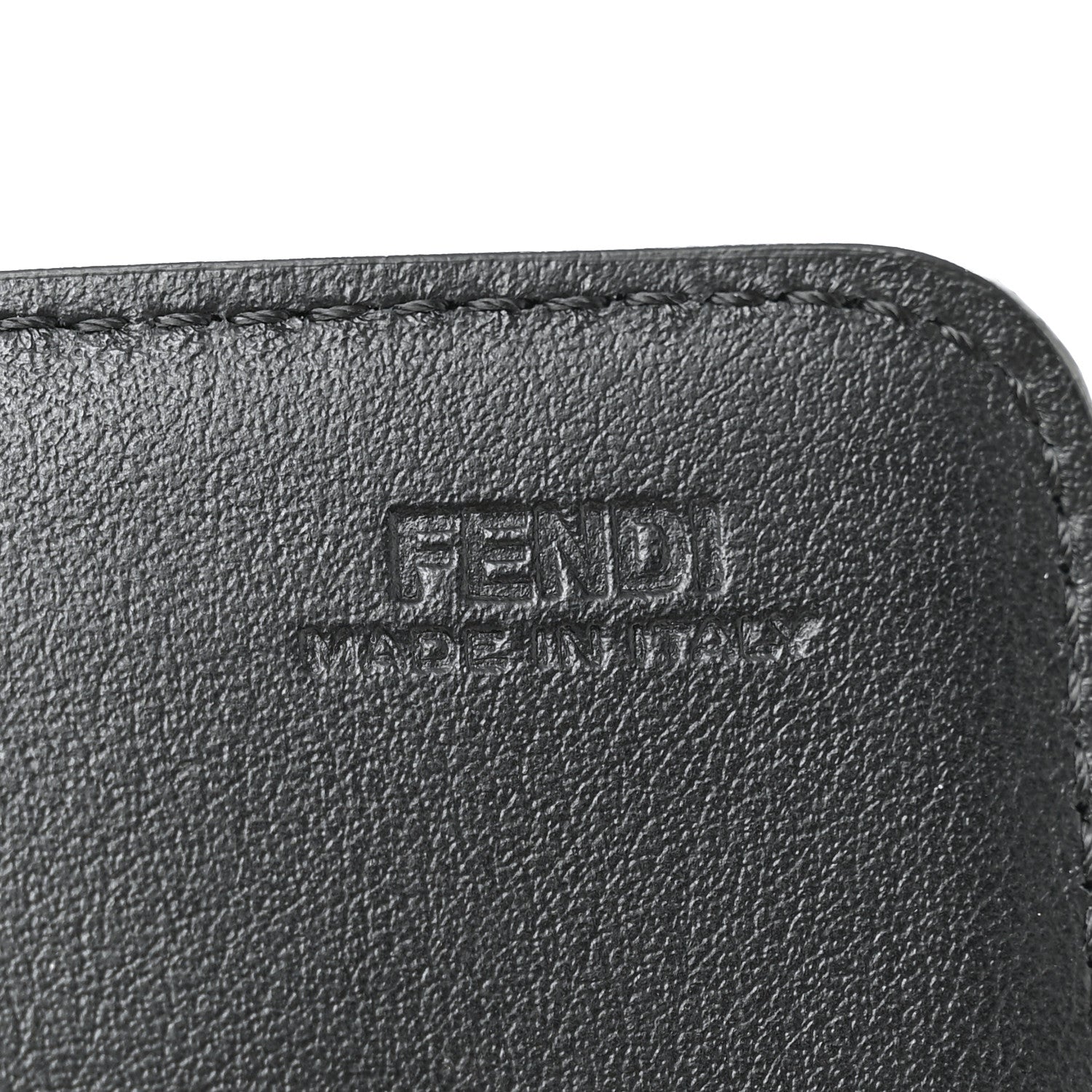 Fendi Vitello Liberty Fun Fair Studded Continental Wallet On Chain Black Multicolor 5 of 8