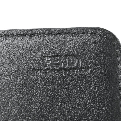 Fendi Vitello Liberty Fun Fair Studded Continental Wallet On Chain Black Multicolor 5 of 8