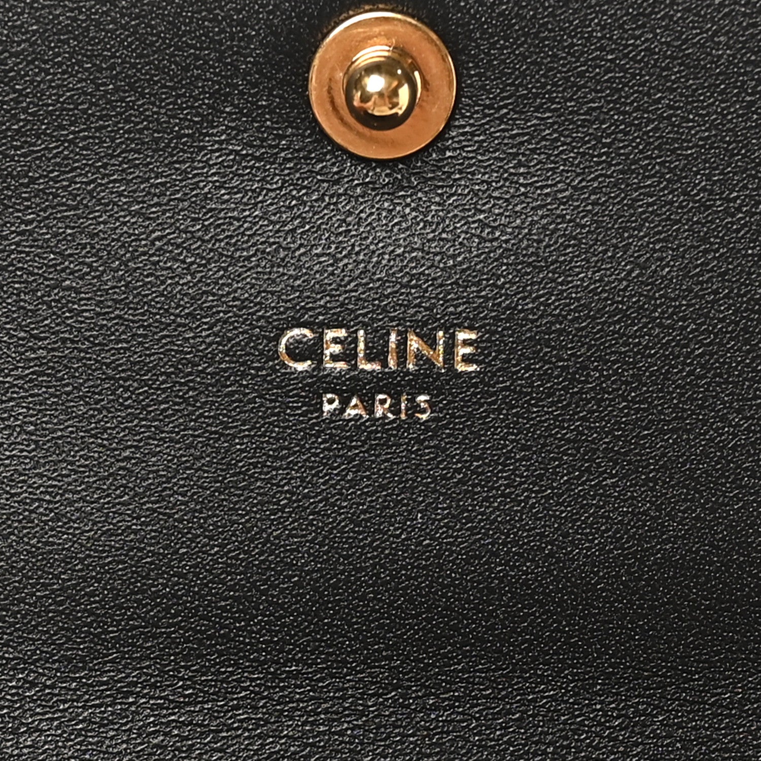 Celine Goatskin Matelasse Mini Chain Shoulder Bag  Black 6 of 9