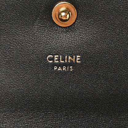 Celine Goatskin Matelasse Mini Chain Shoulder Bag  Black 6 of 9