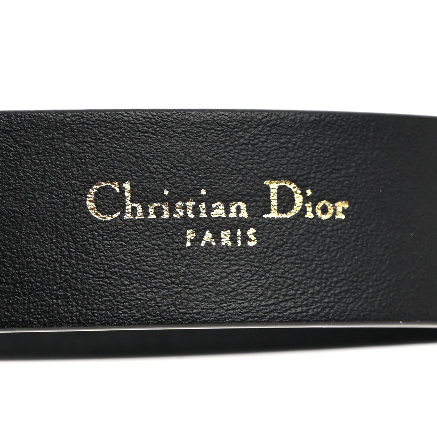 Christian Dior Calfskin 30 Montaigne Cut-Out CD Belt 80 32 Black 4 of 6