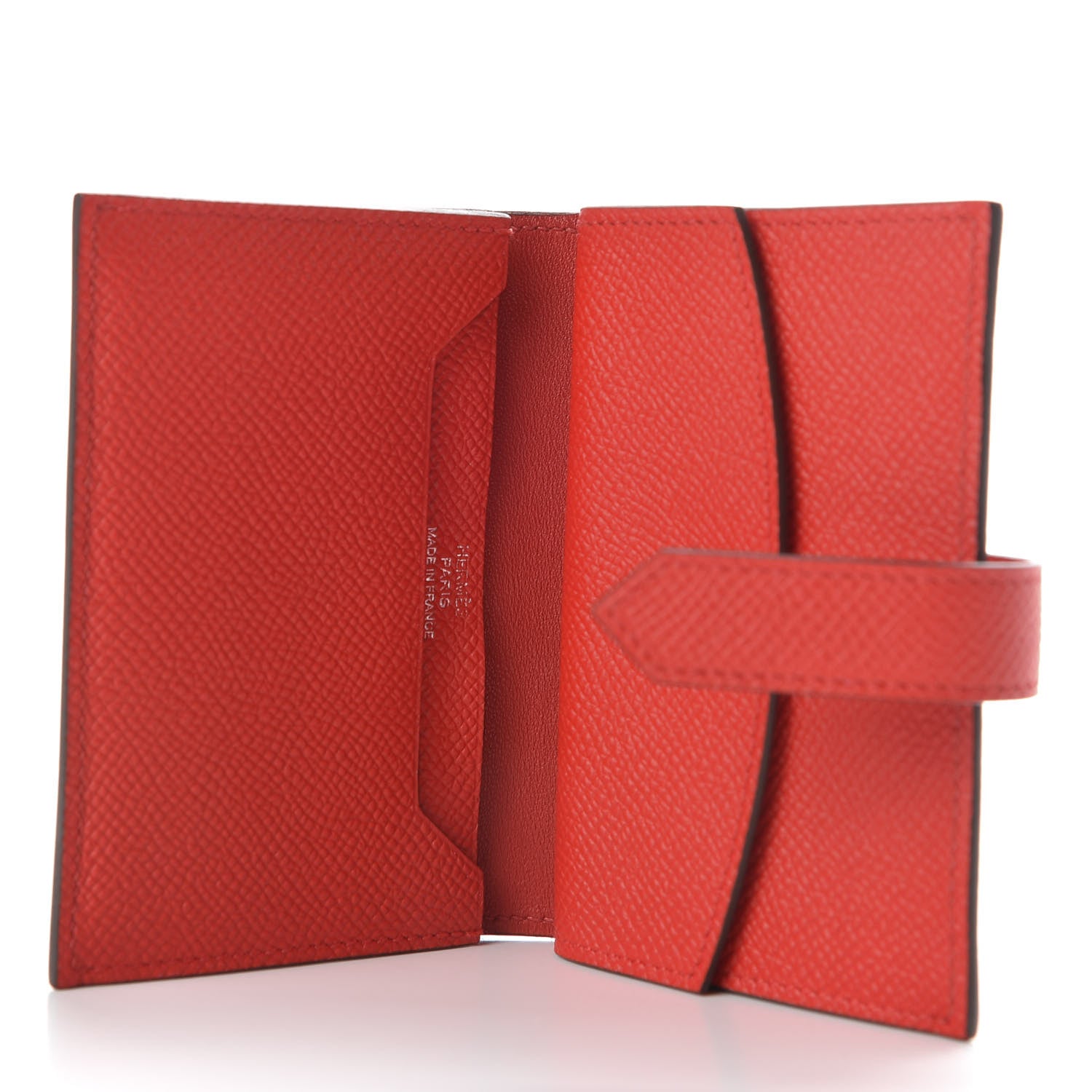 Hermes Epsom Mini Bearn Wallet Rouge De Coeur 5 of 7