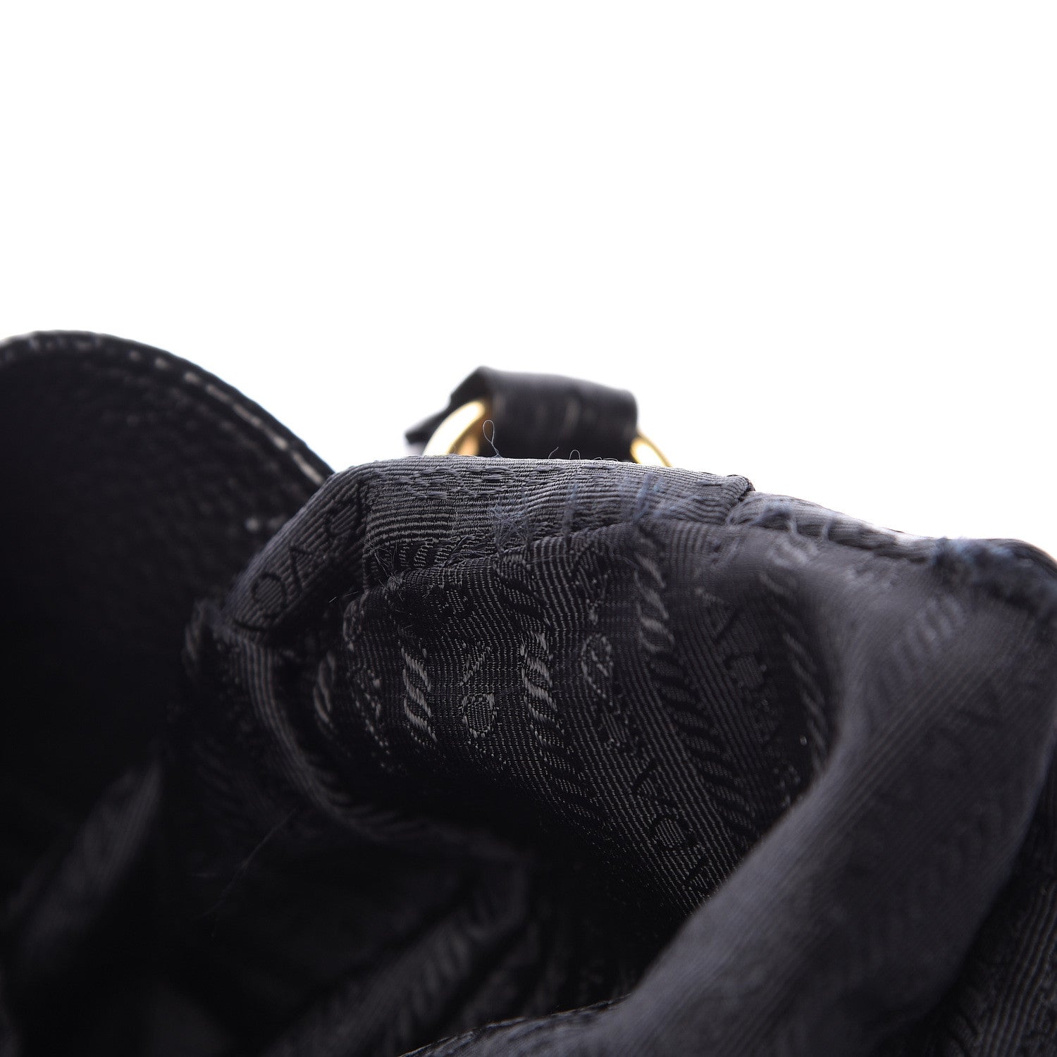 Prada Vitello Daino Side Pocket Hobo Black 24 of 29