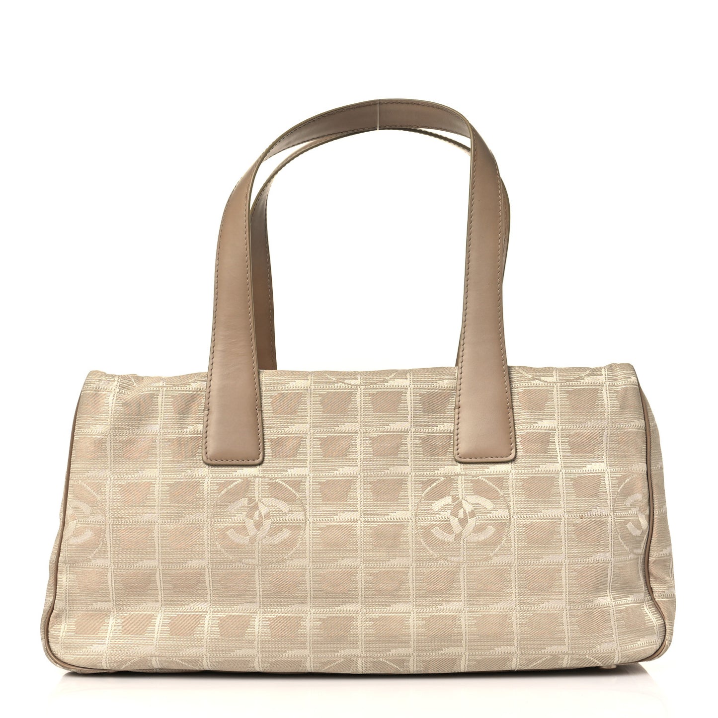 Nylon Travel Shoulder Bag Beige