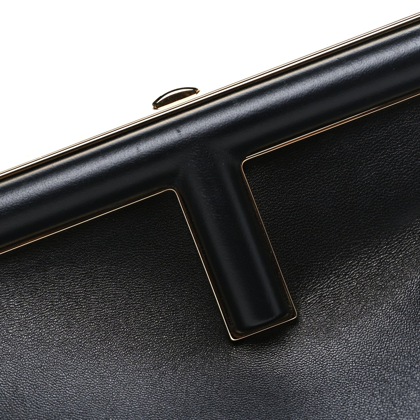 Shiny Nappa Small Fendi First Black Black