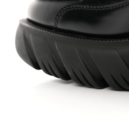 Gucci Magnum Calfskin Nappa Samoa Womens Horsebit Platform Chunky Lug Sole 40mm Loafers 37.5 Black 16 of 20