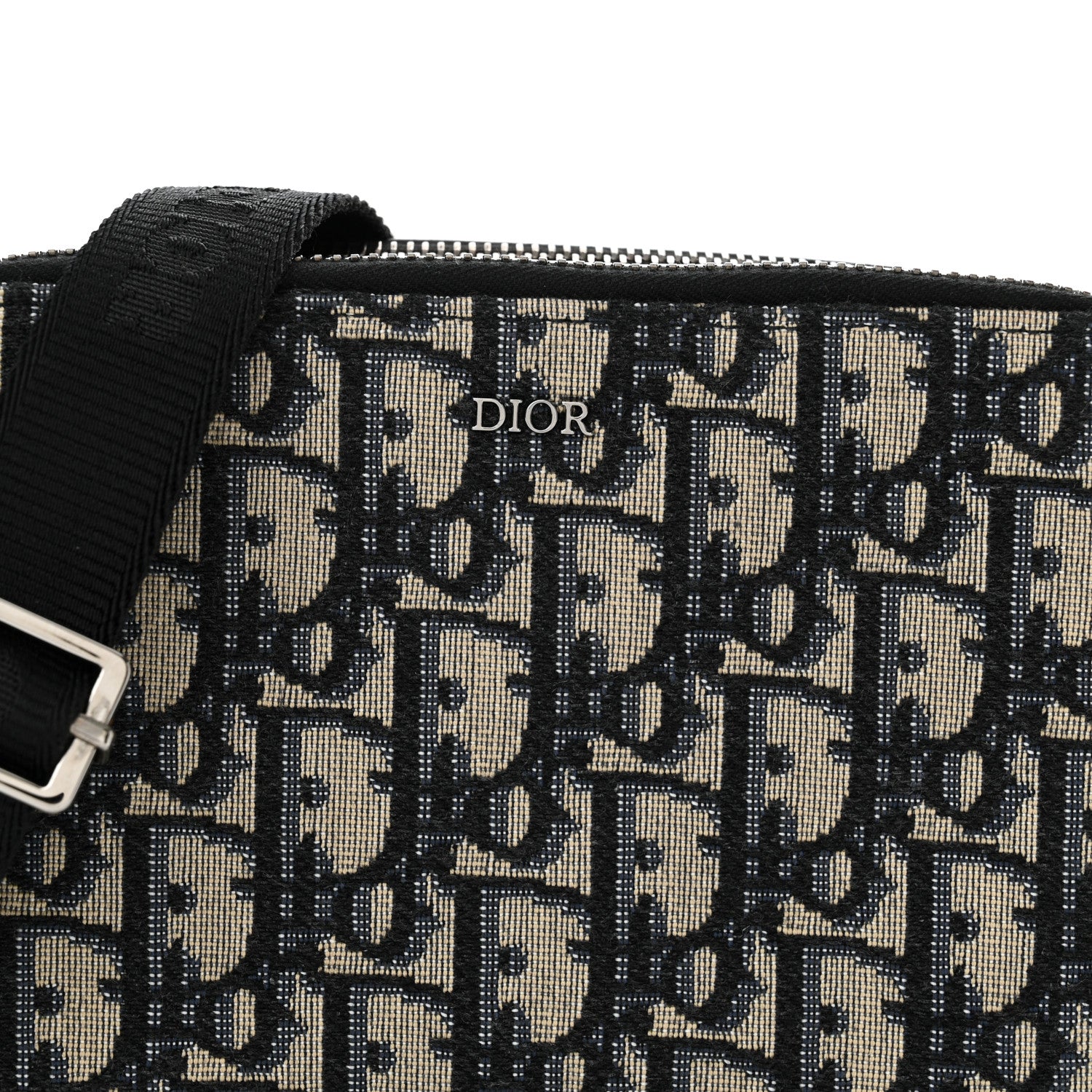 Christian Dior Oblique Pouch Navy Blue 9 of 14