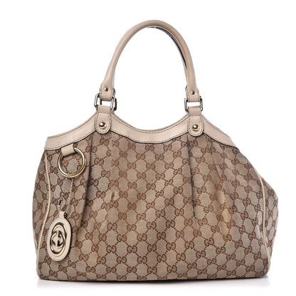 Gucci Monogram Medium Sukey Tote Off White 1 of 15