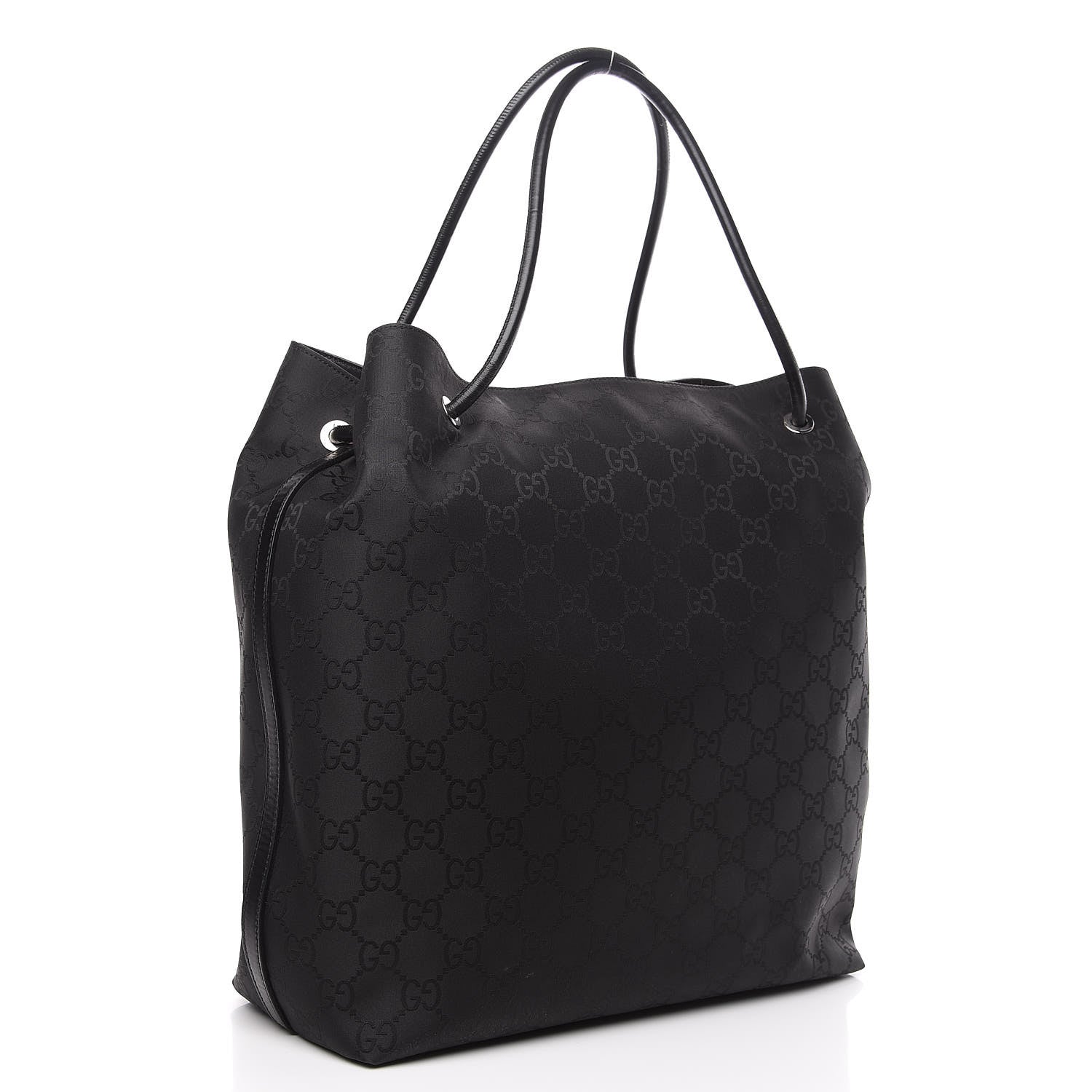 Gucci Nylon Monogram Gifford Tote Black 2 of 8