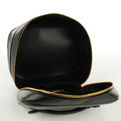 Chanel Calfskin Vanity Cosmetic Case Black 5 of 8