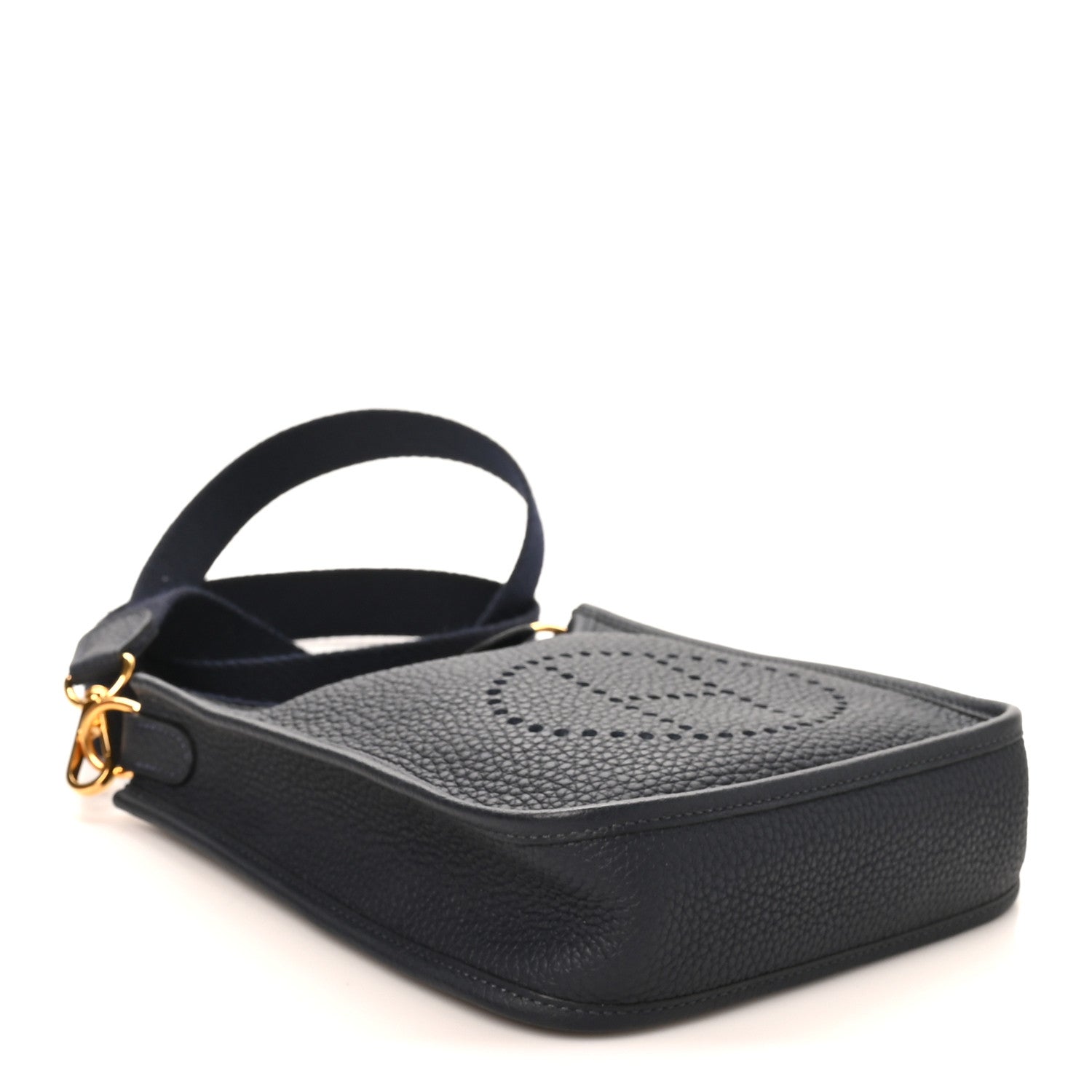 Hermes Taurillon Clemence Evelyne TPM Bleu Nuit Bleu Nuit 4 of 10