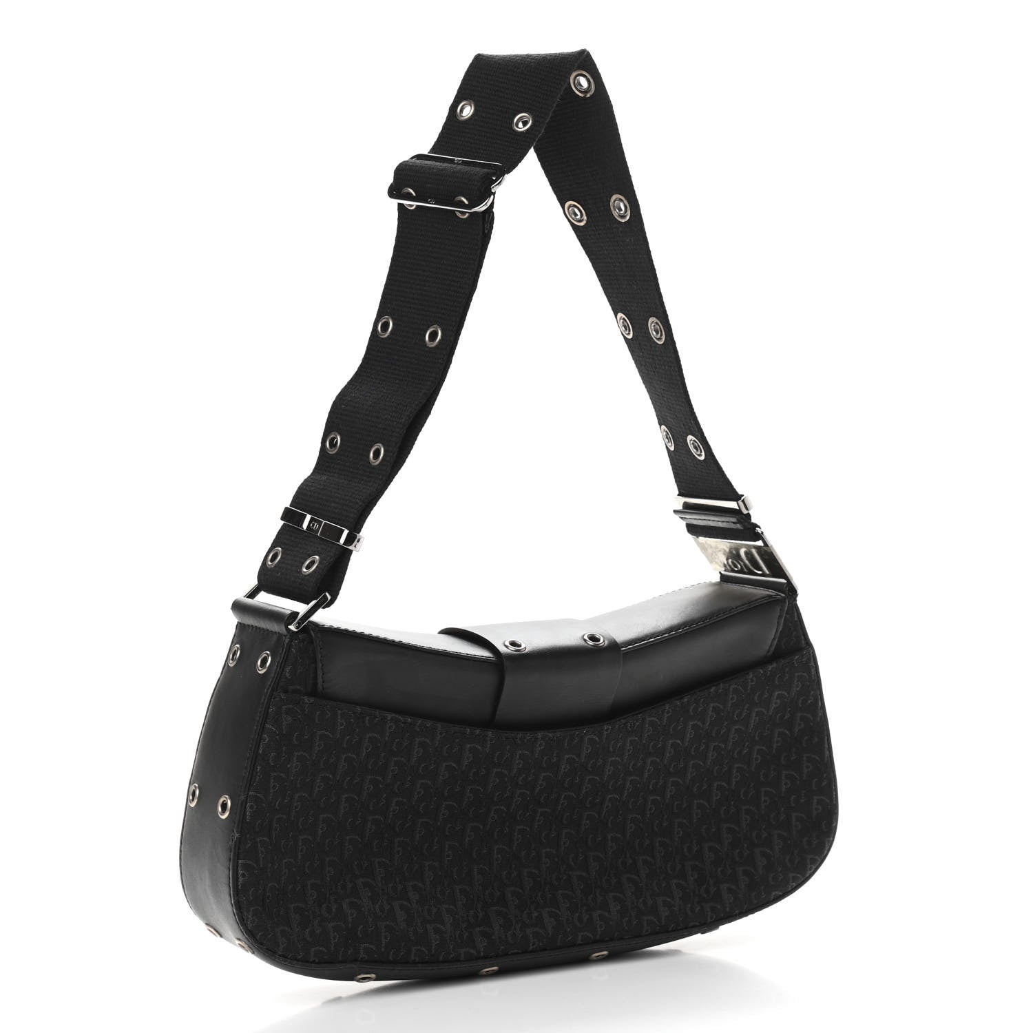 Christian Dior Monogram Street Chic Shoulder Bag Black 2 of 17
