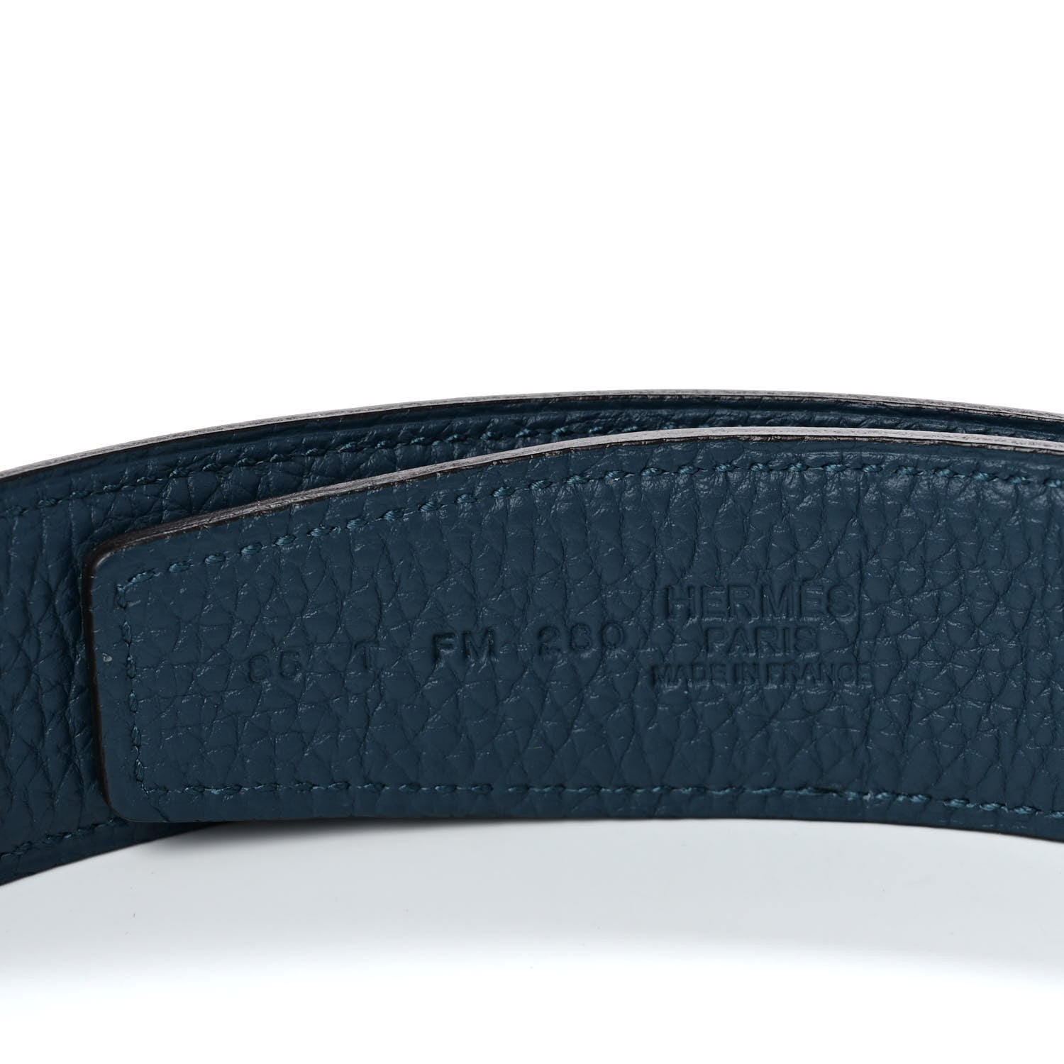 Hermes Box Togo 32mm H Belt 85 Black Colvert 3 of 7