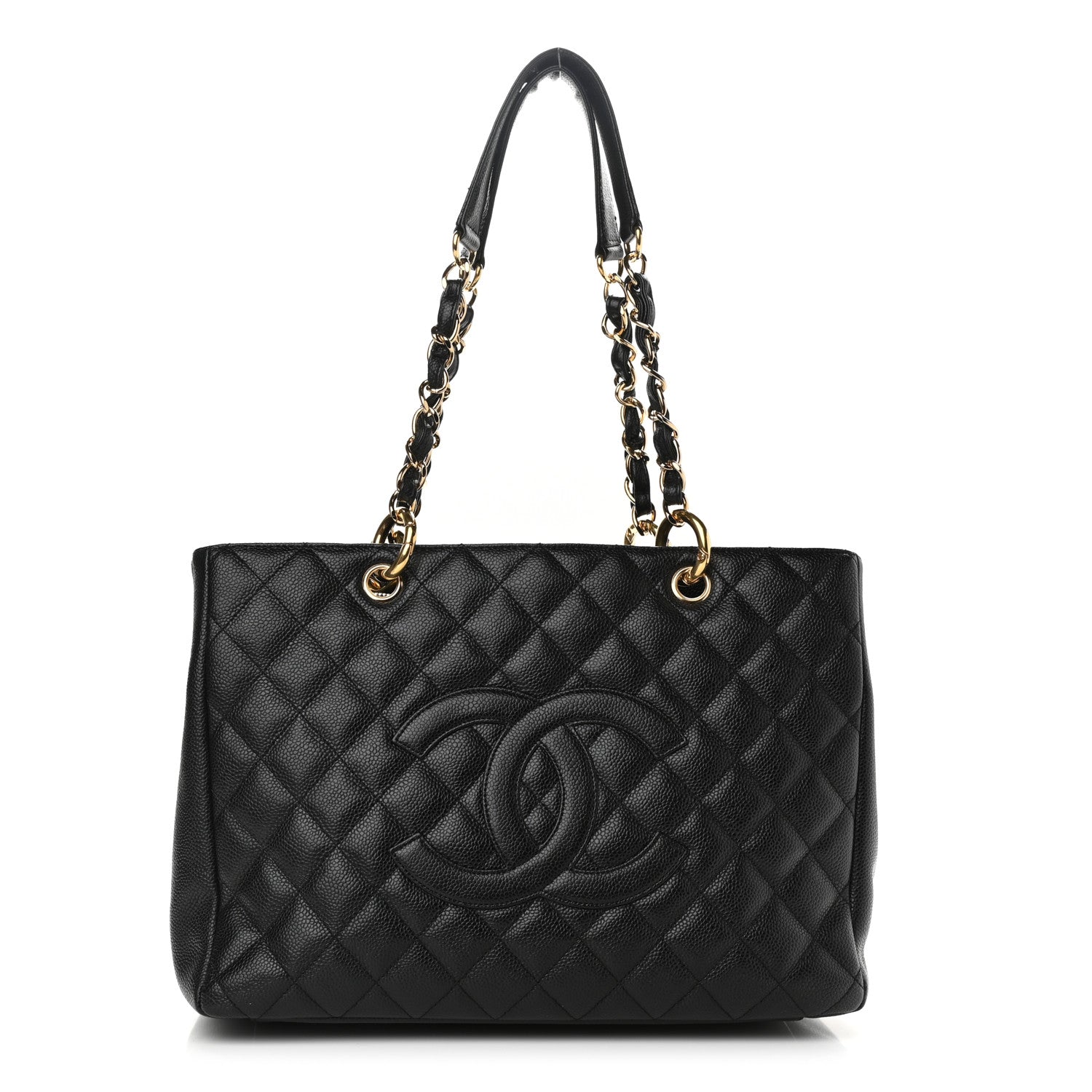 Chanel Caviar Quilted Grand Shopping Tote GST Black 1 of 9