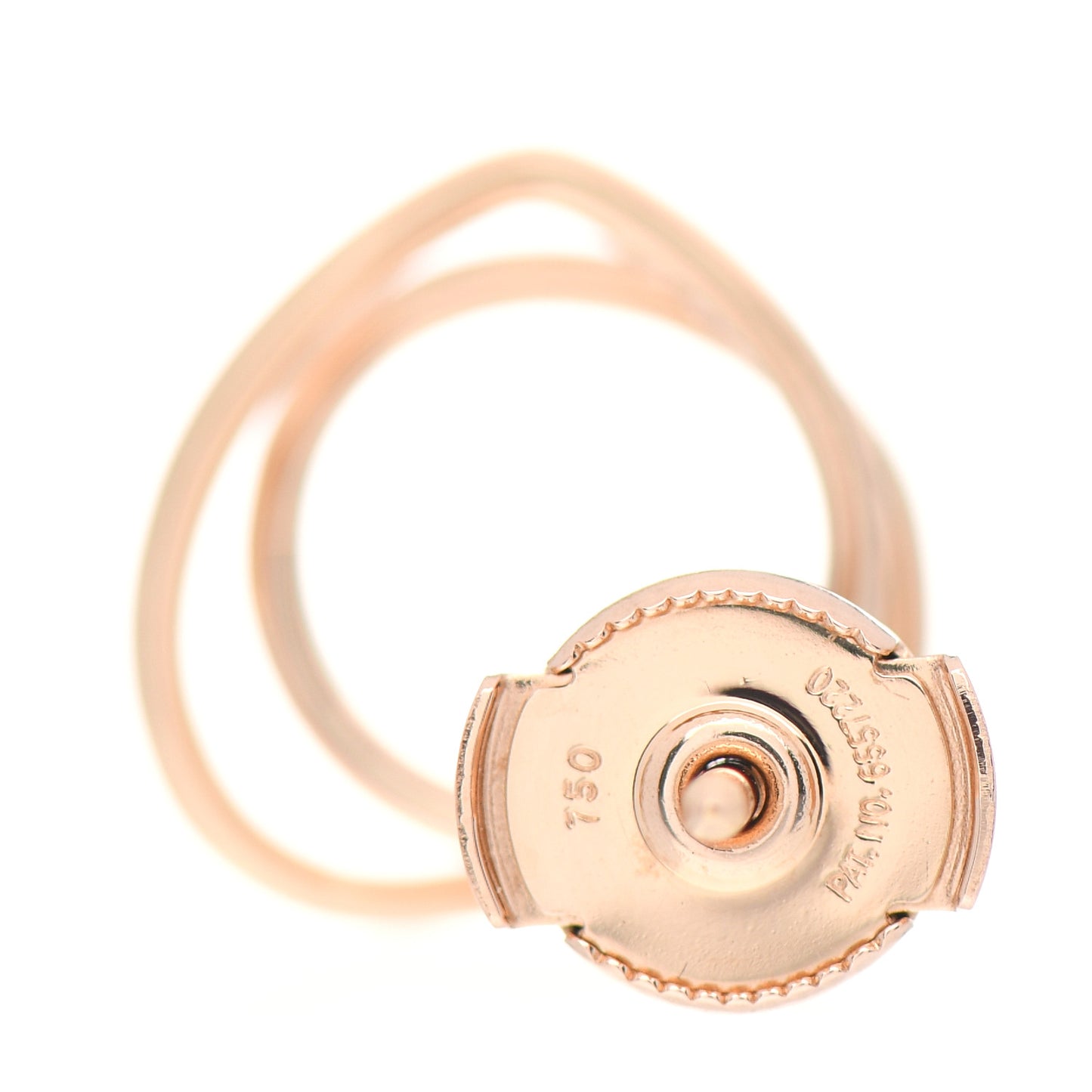 18K Rose Gold TPM Vertige Coeur Earrings