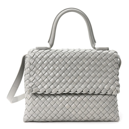 Bottega Veneta Nappa Intrecciato Patti Top Handle Bag Agate Grey 1 of 10