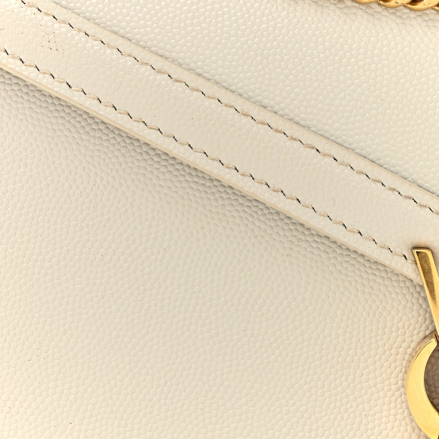 Grain De Poudre Monogram Cassandra Clasp Bag Crema Soft