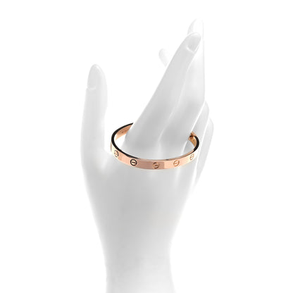 Cartier 18K Pink Gold LOVE Bracelet 16 2 of 7