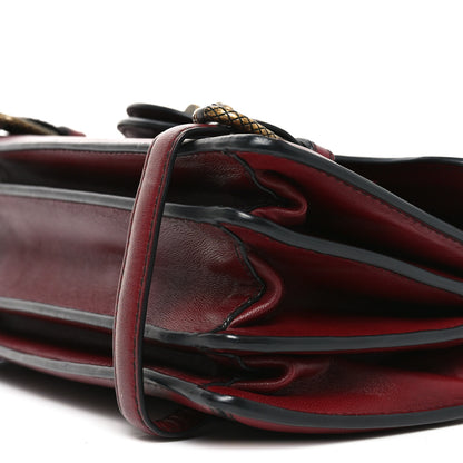 Bottega Veneta French Calfskin Intrecciato City Knot Bag Burgundy 9 of 9