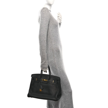 Hermes Togo Birkin 35 Black 2 of 10